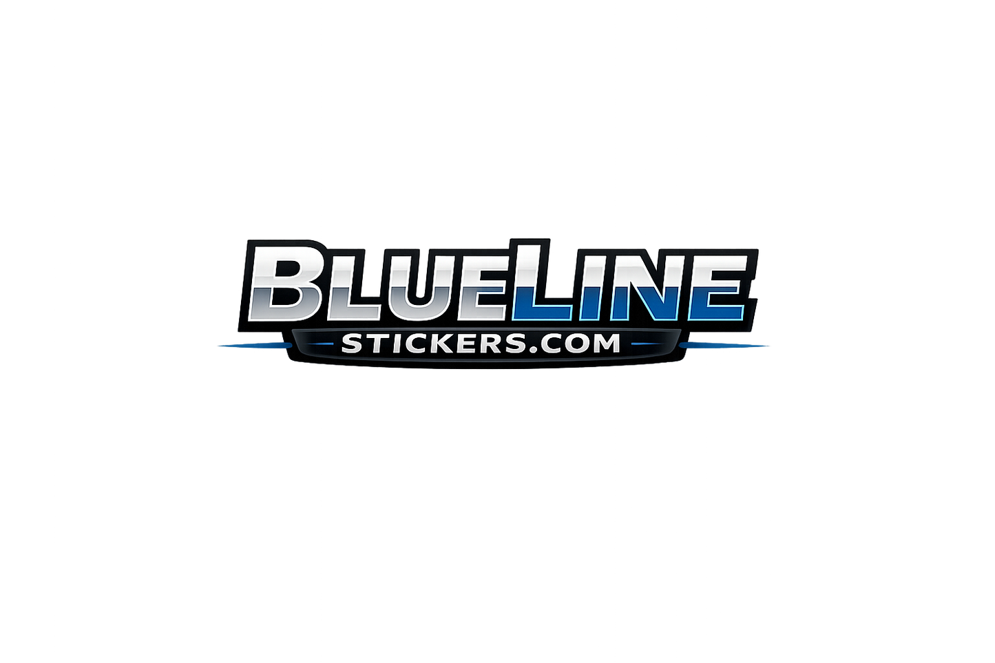 BlueLineStickers.com 5 inch sticker