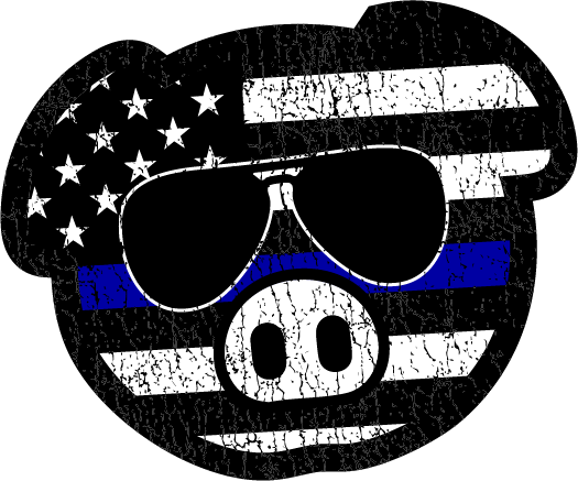 Thin Blue Swine Sticker