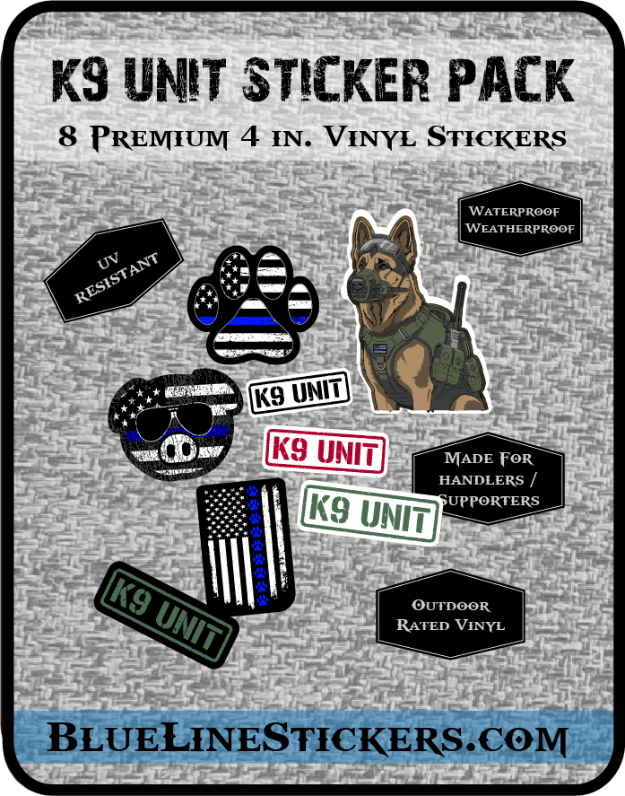 K9 Unit Sticker Pack
