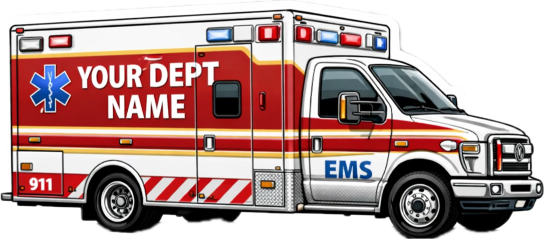 Customize your vehicle - police fire ems helicopter & motorcyle
