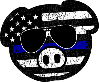 Thin Blue Swine Sticker