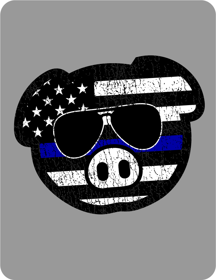 Thin Blue Swine Tee